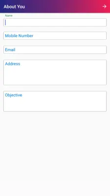 Resume Builder android App screenshot 4